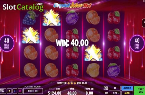 Οθόνη5. Crystal Joker Hot Κουλοχέρης