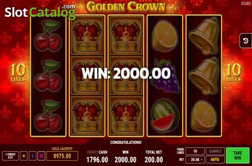 Οθόνη3. Golden Crown Κουλοχέρης
