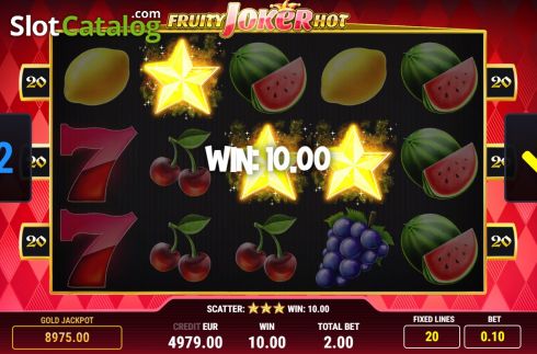 Οθόνη4. Fruity Joker Hot Κουλοχέρης