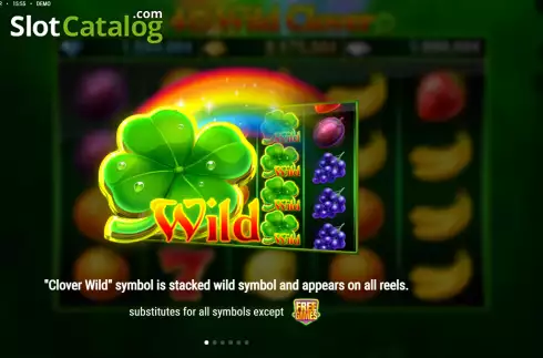 Οθόνη4. 40 Wild Clover Κουλοχέρης