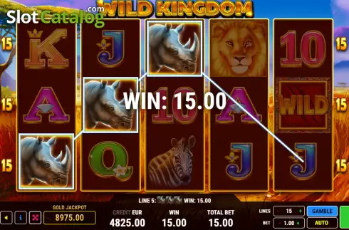 Οθόνη4. Wild Kingdom Κουλοχέρης 