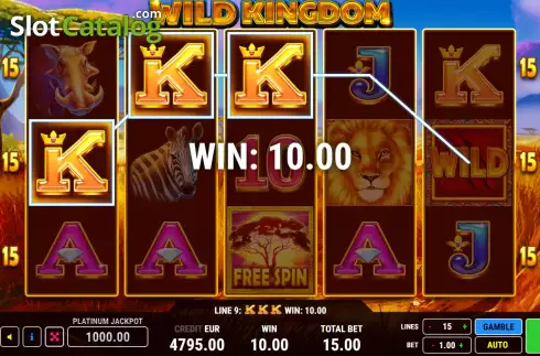 Οθόνη6. Wild Kingdom Κουλοχέρης 