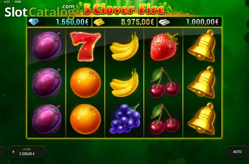 Οθόνη2. 5 Clover Fire Κουλοχέρης 