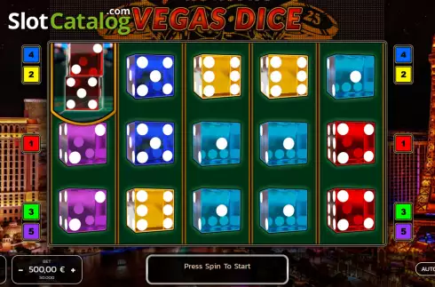 Οθόνη2. Vegas Dice Κουλοχέρης