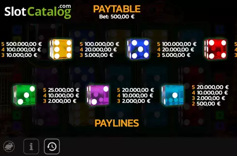 Οθόνη5. Vegas Dice Κουλοχέρης