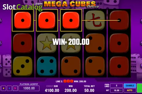 Οθόνη4. Mega Cubes Deluxe Κουλοχέρης 
