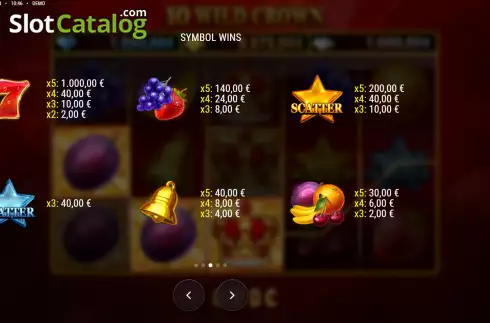 Οθόνη7. 10 Wild Crown Κουλοχέρης
