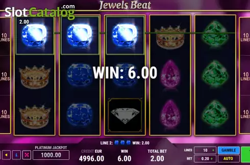 Οθόνη3. Jewels Beat Κουλοχέρης