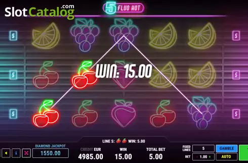 Οθόνη3. Fluo Hot 5 Κουλοχέρης