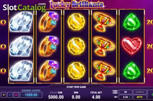 Οθόνη2. Lucky Brilliants Κουλοχέρης