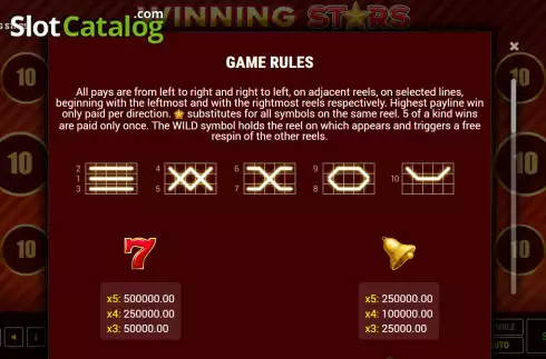 Οθόνη7. Winning Stars Κουλοχέρης