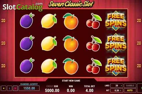 Οθόνη2. Seven Classic Slot Κουλοχέρης 
