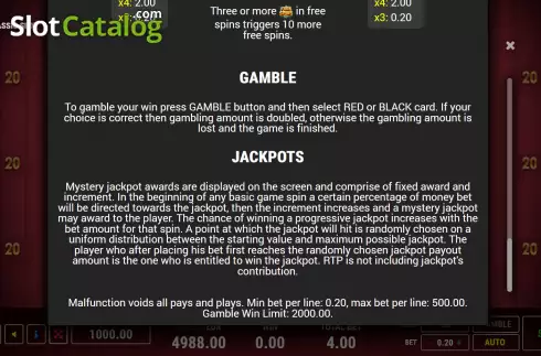 Οθόνη6. Seven Classic Slot Κουλοχέρης 