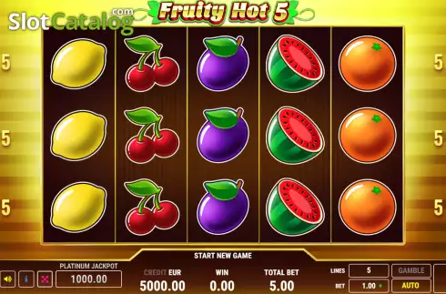 Οθόνη2. Fruity Hot 5 Κουλοχέρης