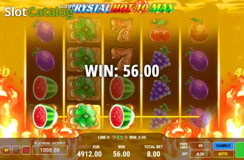 Οθόνη4. Crystal Hot 40 Max Κουλοχέρης