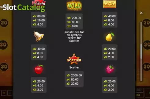 Οθόνη7. Fruity Win 20 Κουλοχέρης