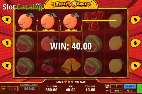 Οθόνη3. Fruity Face Κουλοχέρης