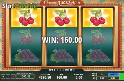 Οθόνη4. Classic Lucky Spin Κουλοχέρης