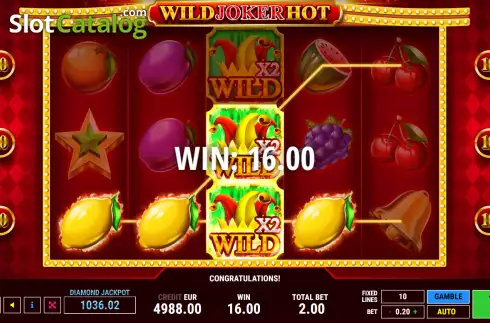 Οθόνη3. Wild Joker Hot Κουλοχέρης