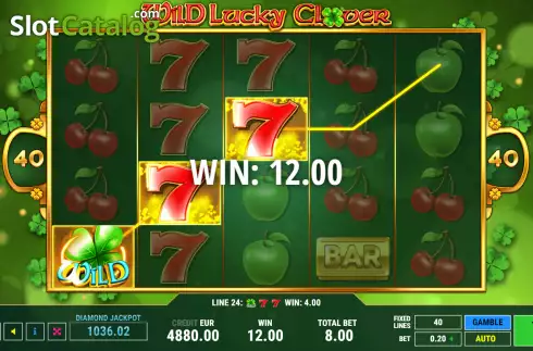 Οθόνη4. Wild Lucky Clover Κουλοχέρης
