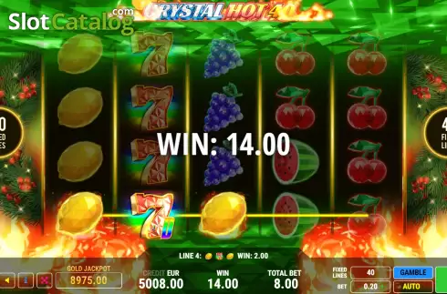 Οθόνη3. Crystal Hot 40 Christmas Κουλοχέρης