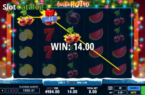 Οθόνη3. Turbo Hot 40 Christmas Κουλοχέρης 