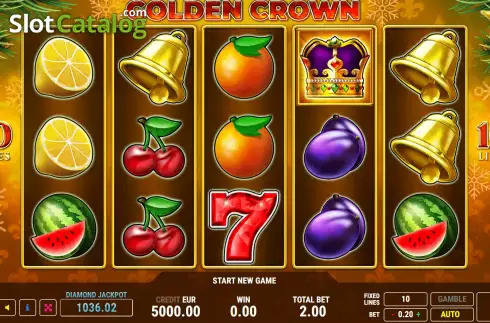 Οθόνη2. Golden Crown Christmas Κουλοχέρης