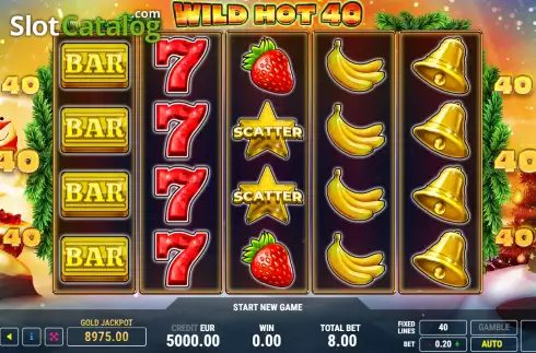Οθόνη2. Wild Hot 40 Christmas Κουλοχέρης
