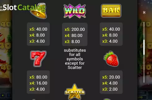 Οθόνη7. Wild Hot 40 Christmas Κουλοχέρης
