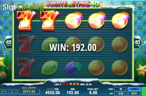 Οθόνη4. Fruits and Stars 40 Christmas Κουλοχέρης