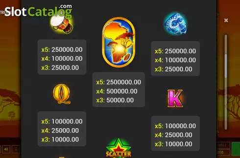 Οθόνη6. African Treasure Κουλοχέρης