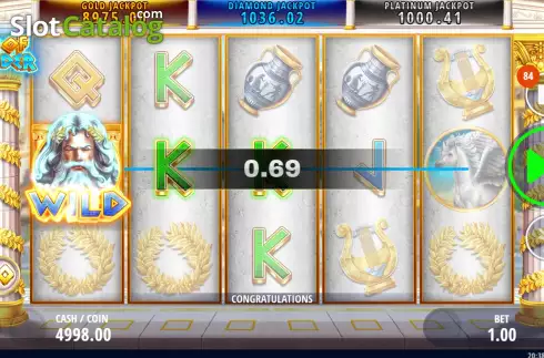 Οθόνη3. King of Thunder Κουλοχέρης
