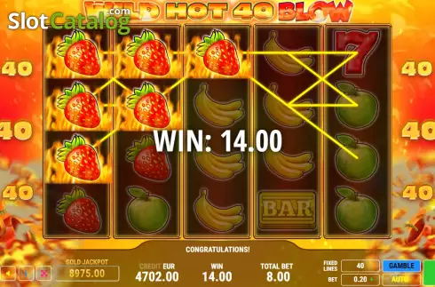 Οθόνη3. Wild Hot 40 Blow Κουλοχέρης