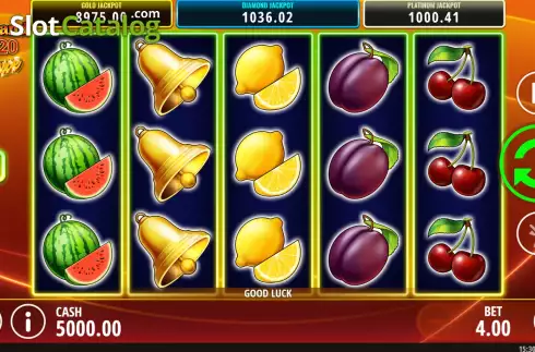 Οθόνη2. Fruits and Stars 20 Deluxe Κουλοχέρης 