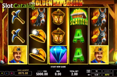 Οθόνη2. Golden Explosion Κουλοχέρης