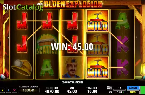 Οθόνη3. Golden Explosion Κουλοχέρης