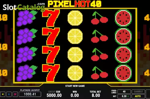 Οθόνη2. Pixel Hot 40 Κουλοχέρης 