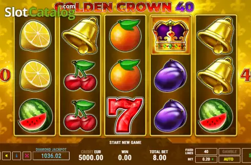 Οθόνη2. Golden Crown 40 Κουλοχέρης