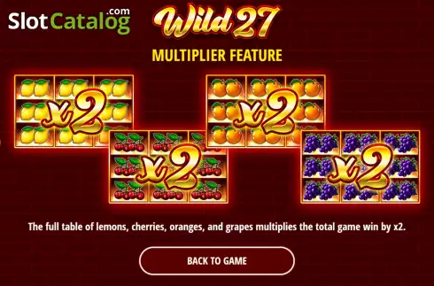Οθόνη7. Wild 27 Κουλοχέρης