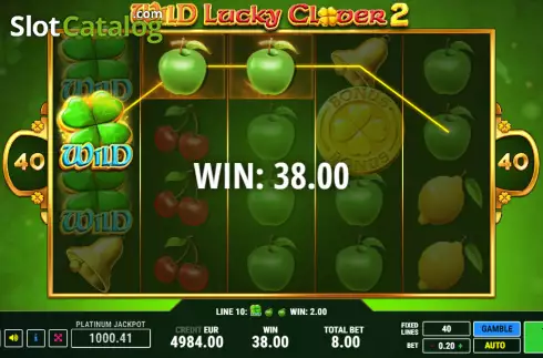 Οθόνη3. Wild Lucky Clover 2 Κουλοχέρης
