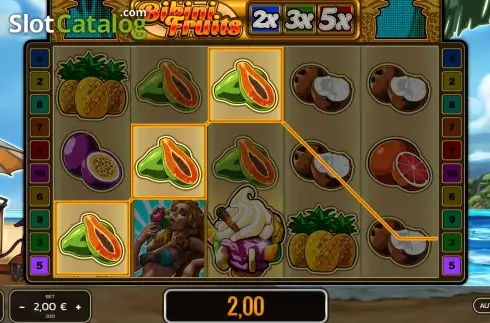 Οθόνη5. Bikini Fruits Κουλοχέρης