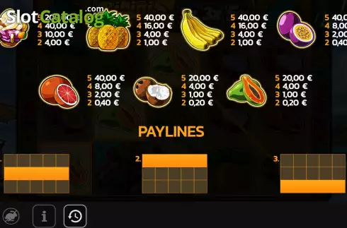 Οθόνη7. Bikini Fruits Κουλοχέρης