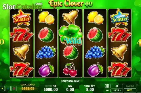 Οθόνη2. Epic Clover 40 Κουλοχέρης