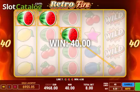 Οθόνη3. Retro Fire Κουλοχέρης
