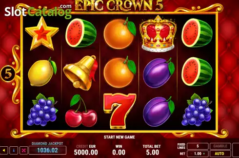 Οθόνη2. Epic Crown 5 Κουλοχέρης