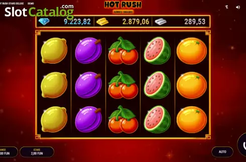Οθόνη2. Hot Rush Stars Deluxe Κουλοχέρης