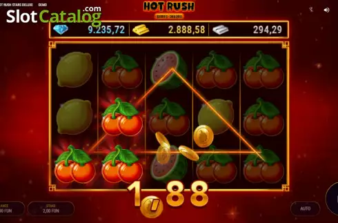Οθόνη3. Hot Rush Stars Deluxe Κουλοχέρης