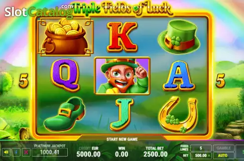 Οθόνη2. Triple Fields of Luck Κουλοχέρης