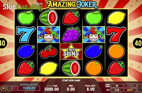 Οθόνη2. Amazing Joker Κουλοχέρης