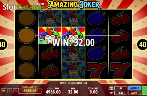 Οθόνη3. Amazing Joker Κουλοχέρης